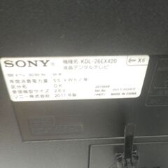 SONY ソニー 26型液晶テレビ 2011年製 KDL-26EX420【モノ市場東浦店】41の画像