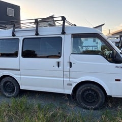 バネットバン　4WD ブロックタイヤ　キャリア  ETC ドラレコ　ナビ付きの画像