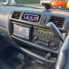 バネットバン　4WD ブロックタイヤ　キャリア  ETC ドラレコ　ナビ付きの画像