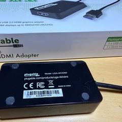 Plugable USB 3.0 4K HDMIアダプターの画像