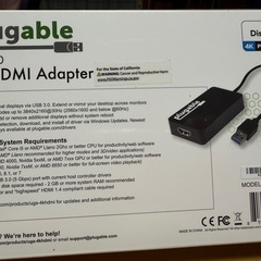 Plugable USB 3.0 4K HDMIアダプターの画像