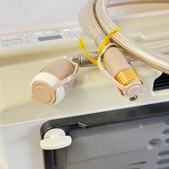 【通電確認済】リンナイ ガスファンヒーター SRC-361E-1 都市ガス12A/13A 本体＋ガスコード＋注意事項書＋外箱 付属｜Rinnai ガス暖房 ファンヒーター 暖房器具 冬物 家電 ポータブル 置き型 リビング 寝室 事務所 省エネ系 ヒーター 速暖の画像