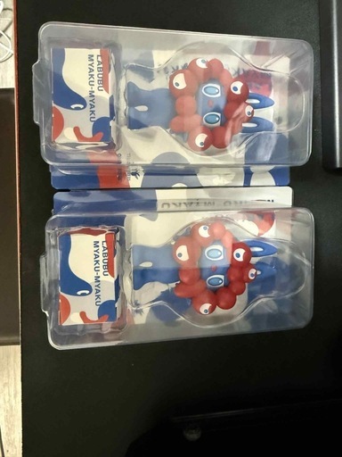 LABUBU MYAKU-MYAKU ストラップ付フィギュアlabubu 万博2個sセット