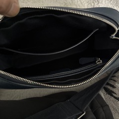 ■美品■　ダンヒル ショルダー バッグ カバン 肩掛け レザー ネイビーの画像