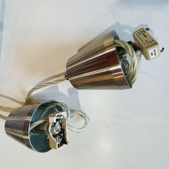 Francfranc★ガラス製ランプシェード★照明機器★２個セットの画像
