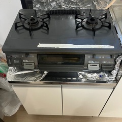 都市ガス用2口コンロの画像