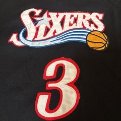 【希少！刺繍ユニフォーム】NBA アイバーソン ユニフォームの画像