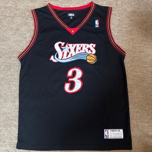 【希少！刺繍ユニフォーム】NBA アイバーソン ユニフォーム
