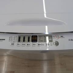 ジモティー割引🏷️【ジャングルジャングル岸和田和泉インター店】洗濯機 ハイセンス HW-E5504 2022年製 家電 和泉市 堺市 岸和田市 泉大津市 高石市 泉北郡熊取町の画像