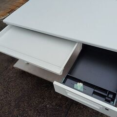 井上金庫　片袖机　白色　幅1200『中古美品』複数入荷！の画像