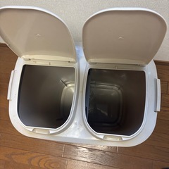 分別ゴミ箱 45L用 グレー 抗菌　の画像