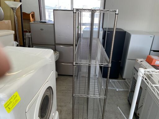 大型メタルラック　大型キャスター付き　幅150　奥行40　高さ170