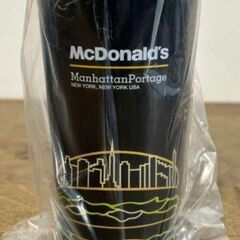 新品 マクドナルド ニューヨーク マンハッタン タンブラー 赤黒 2個セットの画像