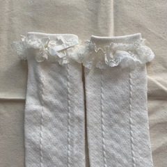 ◎未使用品◎レースソックス  19-21cmの画像