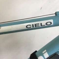 h-158(B)★岐阜発　△Bianchi CIELO/ビアンキ/クロスバイク/自転車/走行確認/3×8段変速/グリップ破れ有り/傷サビ有り/現状品　R6.9/21★0.7の画像
