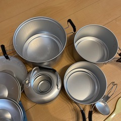 キャンプ用鍋セットの画像