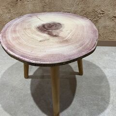 円形小物置き用テーブル　取りにきてくださる方限定の画像