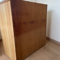 木製チェスト５段の画像