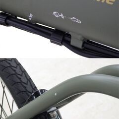 千歳市/恵庭市 パナソニック オフタイム 折りたたみ 電動アシスト自転車 BE-ELW075G バッテリー16Ah の画像