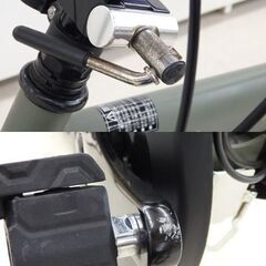 千歳市/恵庭市 パナソニック オフタイム 折りたたみ 電動アシスト自転車 BE-ELW075G バッテリー16Ah の画像