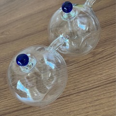 ガラス製 醤油差し　2個セットの画像
