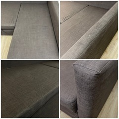 IKEA フリーヘーテン　コーナーソファベッド 収納付きの画像