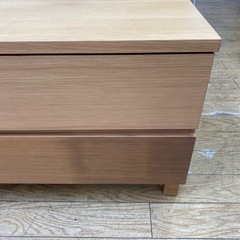🌳廃盤品🌳無印良品  AVボード テレビボード テレビ台 木製ボード ナチュラル 北欧　オーク材 MUJI NO.2591F の画像