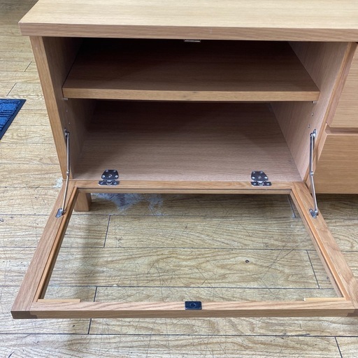 12/13値下げしました?廃盤品?無印良品  AVボード テレビボード テレビ台 木製ボード ナチュラル 北欧　オーク材 MUJI N