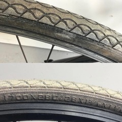 h-159○(B)★岐阜発　△MARRERO Aluminium Frame Frame/クロスバイク△28インチ/10段変速/走行確認/タイヤひび割れ有り/現状品　R6.7/18★1.3の画像