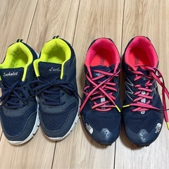 スニーカー 2足セット（The North Face & Lachatet）の画像