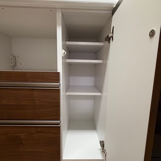【掲載終了間近】【モイス加工付き】カップボード キッチンボード 食器棚