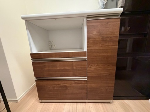 【掲載終了間近】【モイス加工付き】カップボード キッチンボード 食器棚