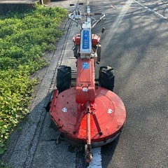オーレック　モア 8.5馬力 クボタ　ガソリン 自走式草刈機　藁　畜産　酪農　牧草モア　BC70  シフトテーラー 草刈り 多目的作業機 刈幅800mm モアー 宮崎 簡易始動動画ありの画像