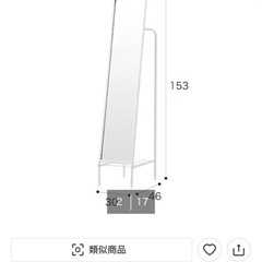 スタンドミラー　ストレージ
の画像