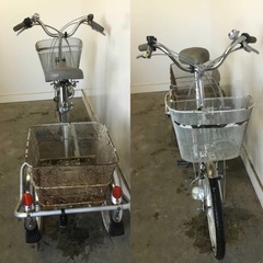h-160△ 岐阜発/ SWING CHARLLE/ 大人用三輪自転車/ スイング.固定切り替え付/ 変速なし/ 走行確認/ 現状品/ s0.5/ R6.12/5 △の画像