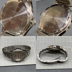 P432　可動 カシオ CASIO ビサイド Beside クオーツ　白文字盤　メンズ腕時計　メンズウォッチ　　の画像