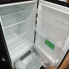 お買い得！3か月間保証☆配達有り！15000円(税込）2023年製 Yセレクト 156L 2ドア冷蔵庫 ブラック 少し大きめの画像