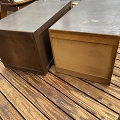 昭和レトロ　木製収納引出しの画像