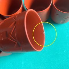 茶櫃（ちゃびつ） 湯呑み10個セット ＋茶托（ちゃたく）付きの画像