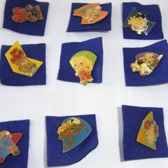 アニメキャラクター ストリートファイター等 ピンバッジセット　全20個　レトロコレクション　まとめ売り①の画像