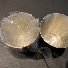 アサヒ　純銅冷酒カップ2PCセットの画像
