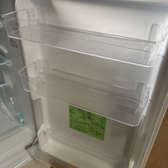 100808美品！アイリスオーヤマ2ドア冷蔵庫154L2021年製の画像