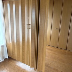 【お取引中】アコーディオンカーテン(上吊り扉)   の画像