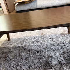 こたつテーブル　リビングテーブルの画像