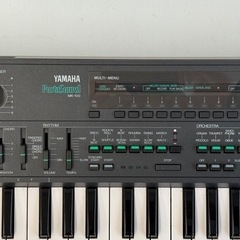 【動作確認済】YAMAHA PortaSound MK-100 電子キーボード｜ポータサウンド 80年代 レトロ シンセ風 音色編集 マルチメニュー 自動伴奏 リズム／ベース／コード プログラム 伴奏機能 内蔵スピーカー 練習用 入門用 作曲 ステップ練習 宅録 DTM 素材 本体の画像