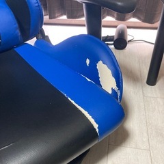 ゲーミングチェア　※状態悪いですの画像
