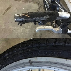 h-162△ 岐阜発/ Doppelgnger/ ドッペルギャンガー/ BMX/ 自転車/ 20インチ/ ジャイロ/ グリップ劣化あり/ 現状品/ 管s.0.3/ R6.12/14 △の画像