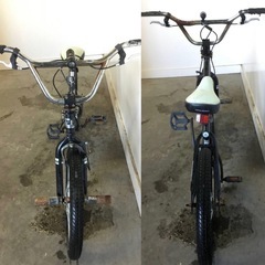 h-162△ 岐阜発/ Doppelgnger/ ドッペルギャンガー/ BMX/ 自転車/ 20インチ/ ジャイロ/ グリップ劣化あり/ 現状品/ 管s.0.3/ R6.12/14 △の画像