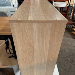 【美品】木目調 マルチ収納ラック／可動棚付きの画像