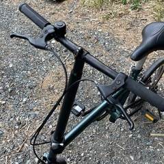 ★折りたたみ自転車 グリーンの画像